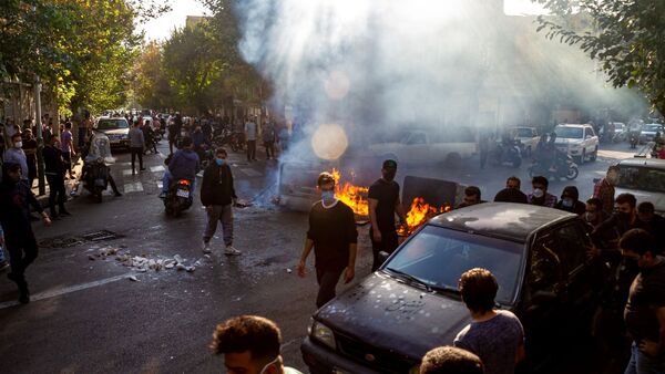 Die Proteste richten sich gegen das Regime im Iran., © Uncredited/AP/dpa