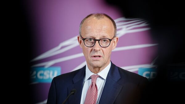 CDU-Chef Friedrich Merz kritisiert das geplante Bürgergeld der Ampel., © Kay Nietfeld/dpa